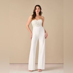 Azazie Bella Wedding Bridal Jumpsuit Pantsuit